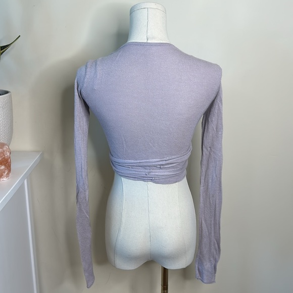 Lululemon RARE Ballet Wrap Lilac Lavendar sz 4 soft material - Picture 4 of 6